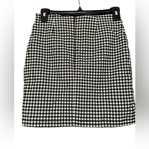ShineStar Gingham Notch Mini Skirt Small - Picture 4 of 7